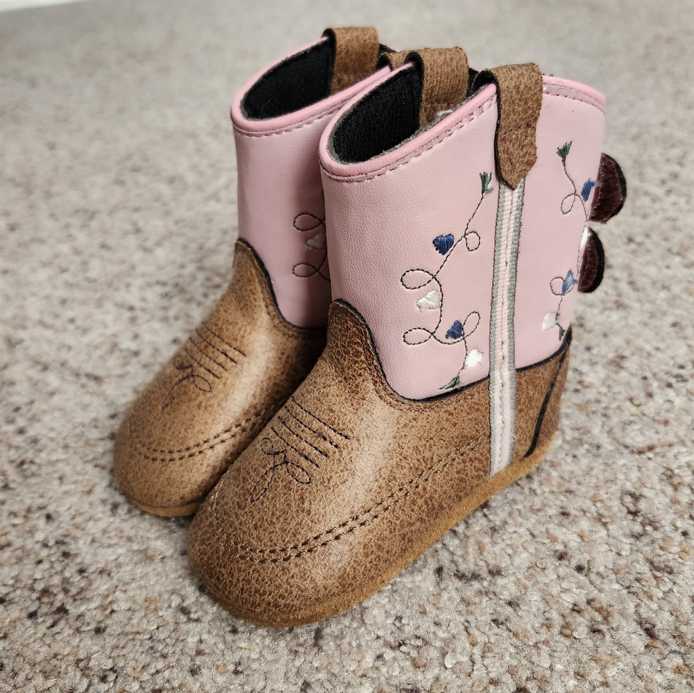 Baby Cowgirl Pink Boots
